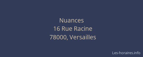 Nuances