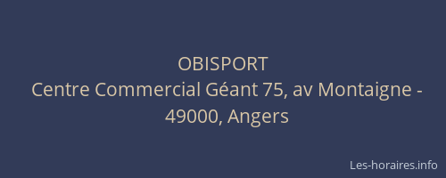 OBISPORT