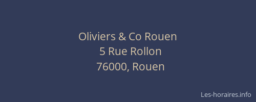 Oliviers & Co Rouen