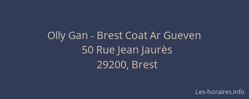 Olly Gan - Brest Coat Ar Gueven