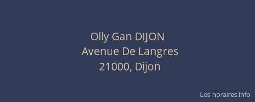 Olly Gan DIJON