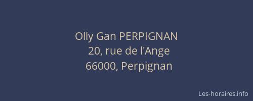 Olly Gan PERPIGNAN