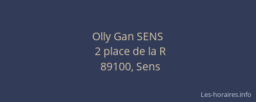 Olly Gan SENS