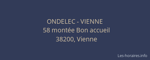 ONDELEC - VIENNE