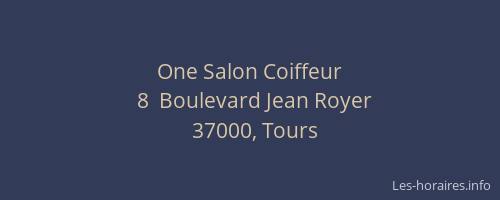 One Salon Coiffeur