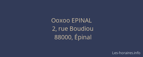 Ooxoo EPINAL