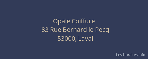 Opale Coiffure