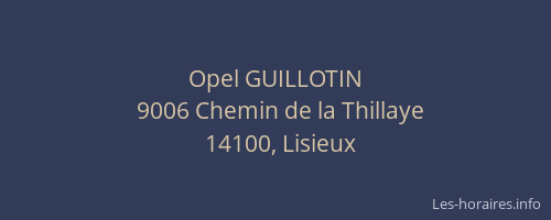 Opel GUILLOTIN