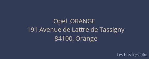 Opel  ORANGE