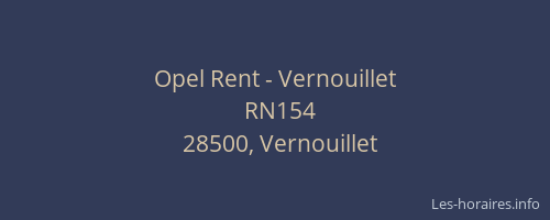 Opel Rent - Vernouillet