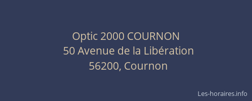 Optic 2000 COURNON