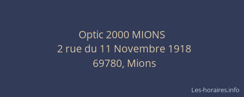 Optic 2000 MIONS