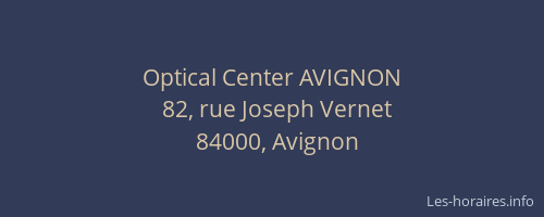 Optical Center AVIGNON