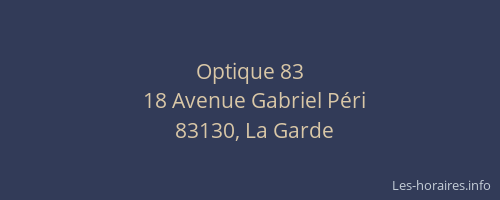 Optique 83