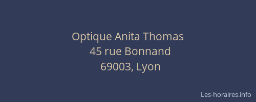 Optique Anita Thomas