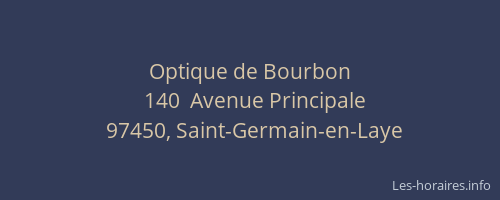 Optique de Bourbon