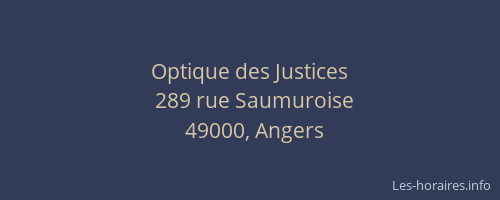 Optique des Justices