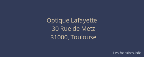 Optique Lafayette