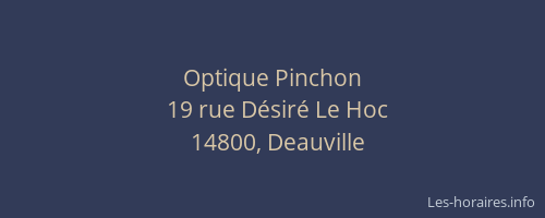 Optique Pinchon
