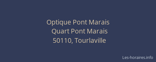 Optique Pont Marais