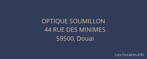 OPTIQUE SOUMILLON