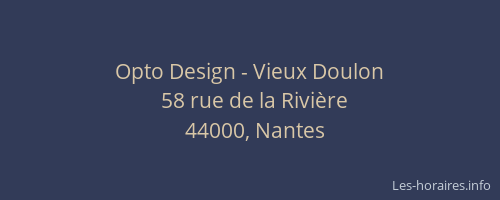Opto Design - Vieux Doulon