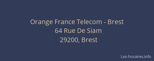 Orange France Telecom - Brest