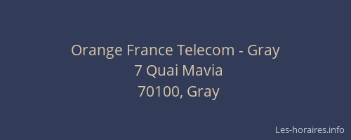 Orange France Telecom - Gray