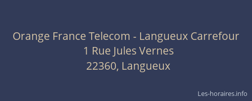 Orange France Telecom - Langueux Carrefour