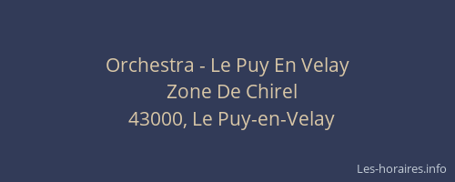 Orchestra - Le Puy En Velay
