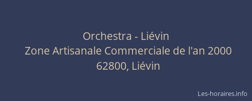 Orchestra - Liévin