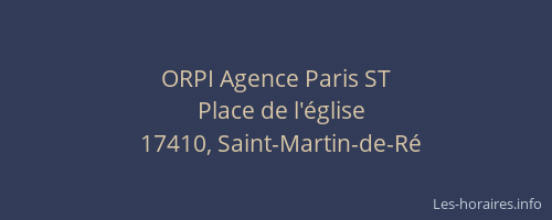 ORPI Agence Paris ST