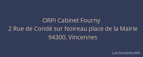 ORPI Cabinet Fourny