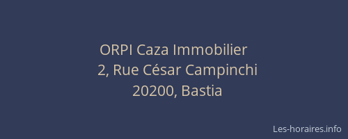 ORPI Caza Immobilier