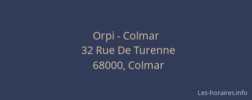 Orpi - Colmar