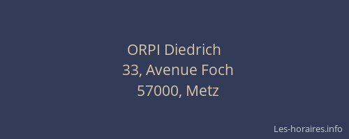 ORPI Diedrich