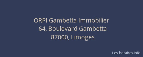 ORPI Gambetta Immobilier