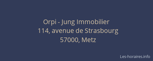 Orpi - Jung Immobilier