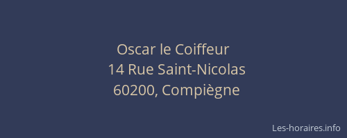 Oscar le Coiffeur