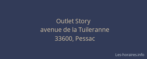 Outlet Story