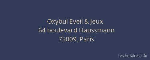 Oxybul Eveil & Jeux