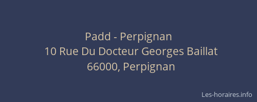 Padd - Perpignan