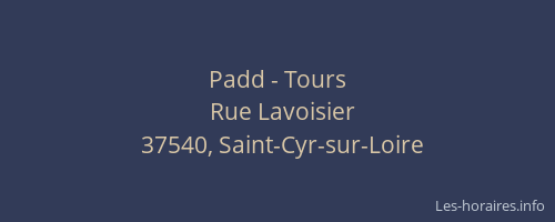 Padd - Tours