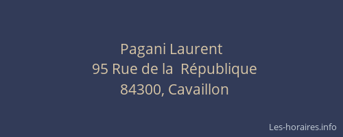 Pagani Laurent