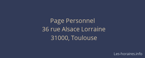 Page Personnel