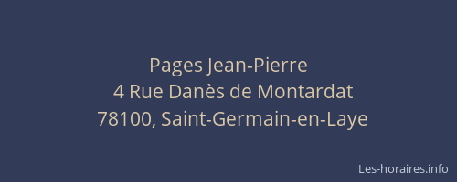 Pages Jean-Pierre