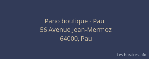Pano boutique - Pau