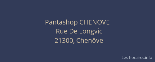 Pantashop CHENOVE