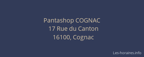 Pantashop COGNAC