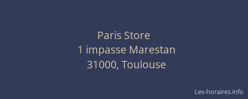 Paris Store